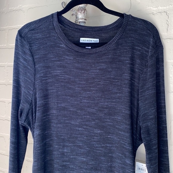 And now this dress heather gray ribbed knit soft cinch sides stretch 3x‎ NEW - Picture 2 of 5